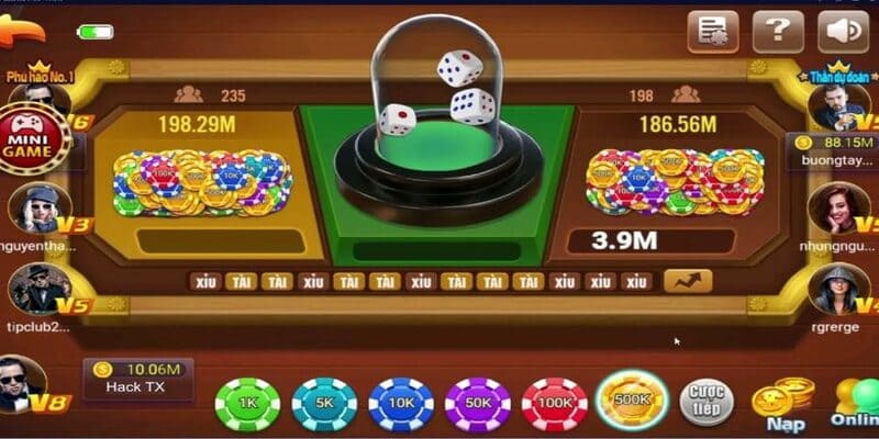 Các cửa cược và tỷ lệ trả thưởng trong Tài xỉu Kubet88